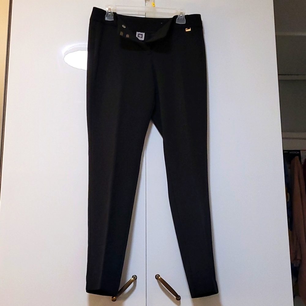 Full length straight tailored Anne Klein pants